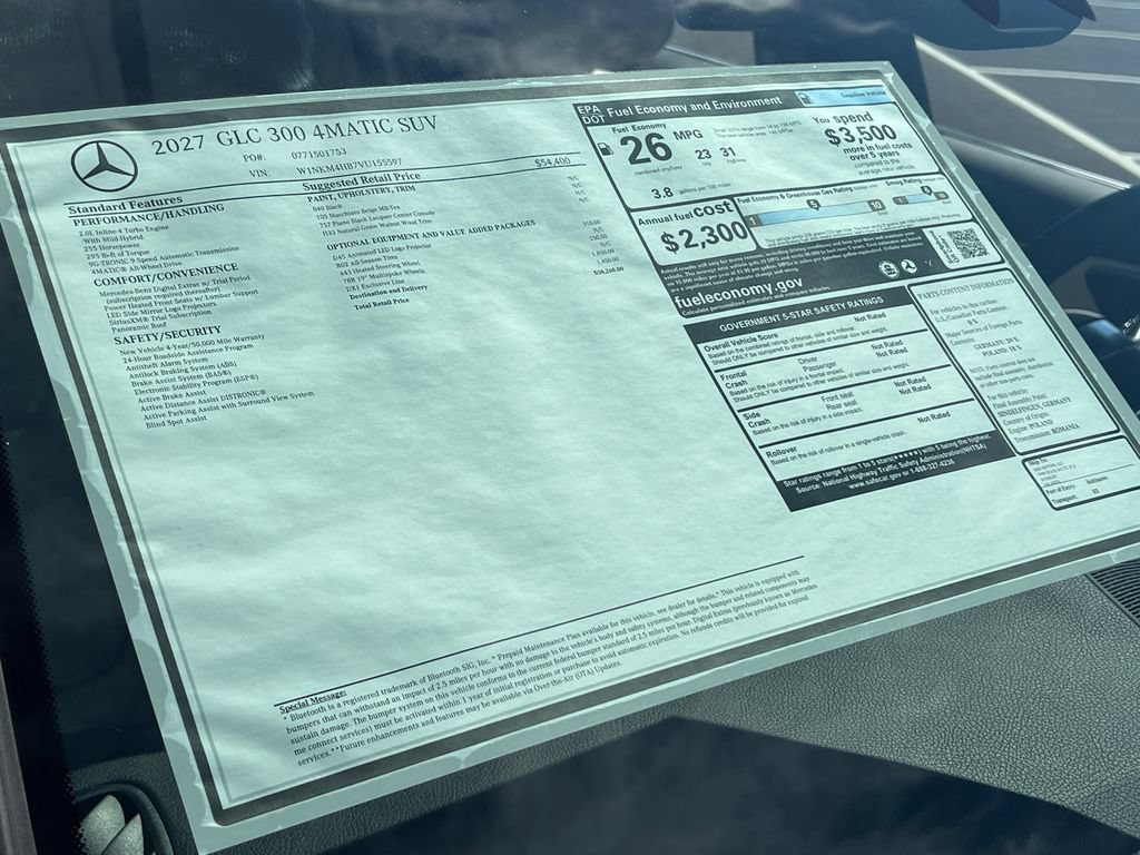 New 2027 Mercedes-Benz GLC 300 4MATIC image 33