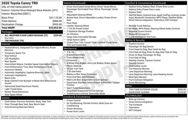 Used 2020 Toyota Camry TRD image 7