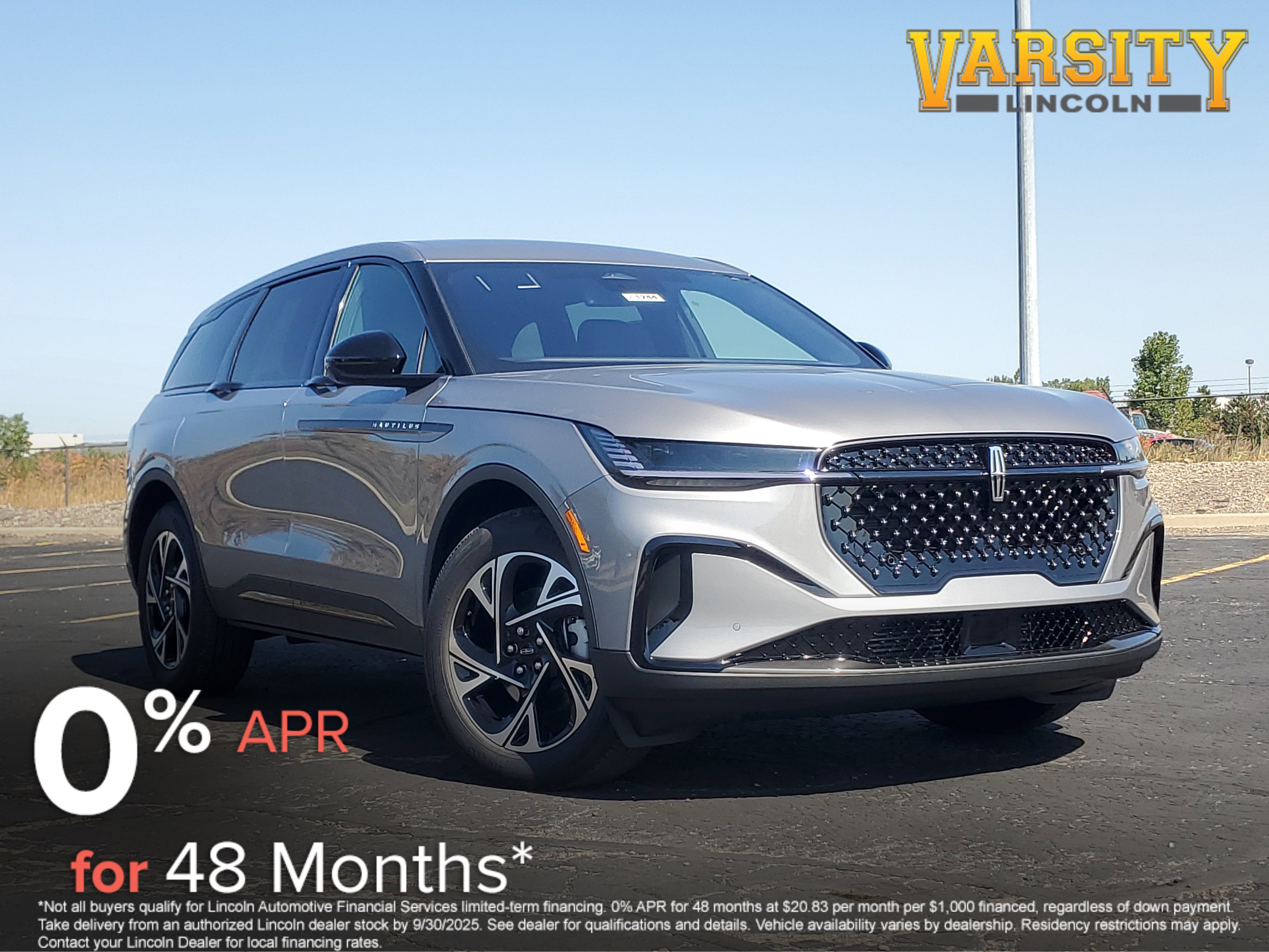 New 2025 Lincoln Nautilus Premier w/ Jet Appearance Package