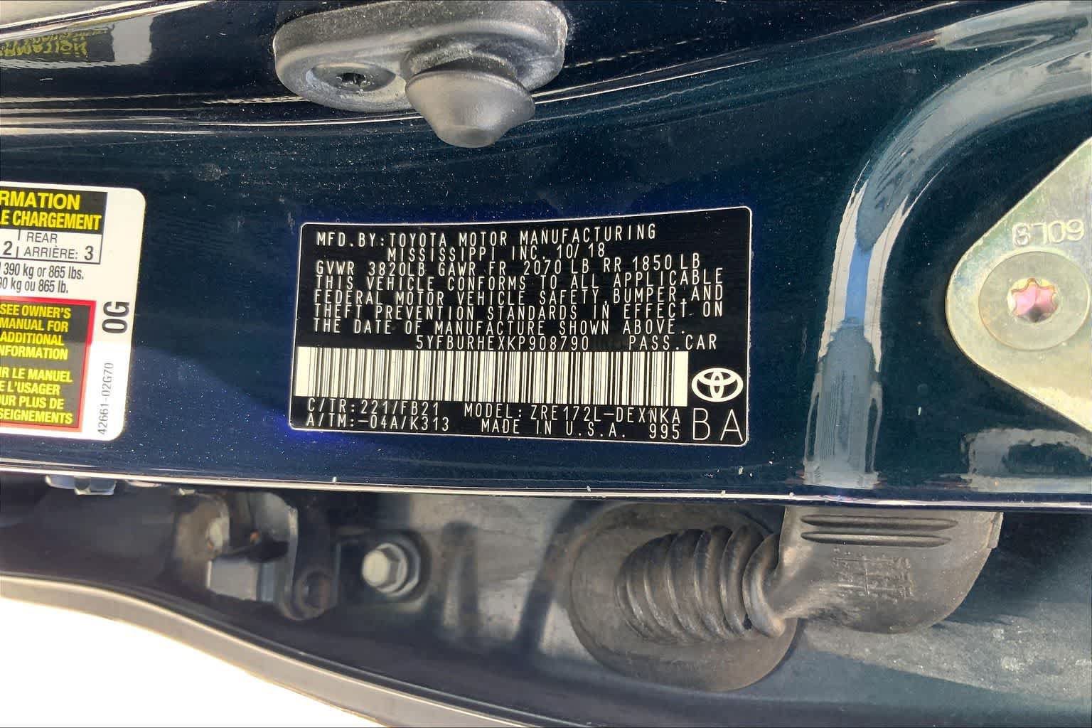 Used 2019 Toyota Corolla LE FWD image 20