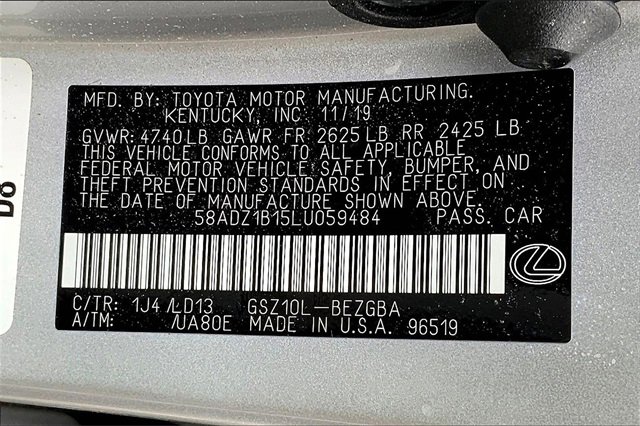 Used 2020 Lexus ES 350 w/ Premium Package image 22