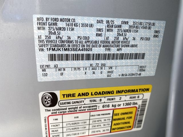 Certified 2025 Ford Expedition Max Platinum AWD/4WD image 40