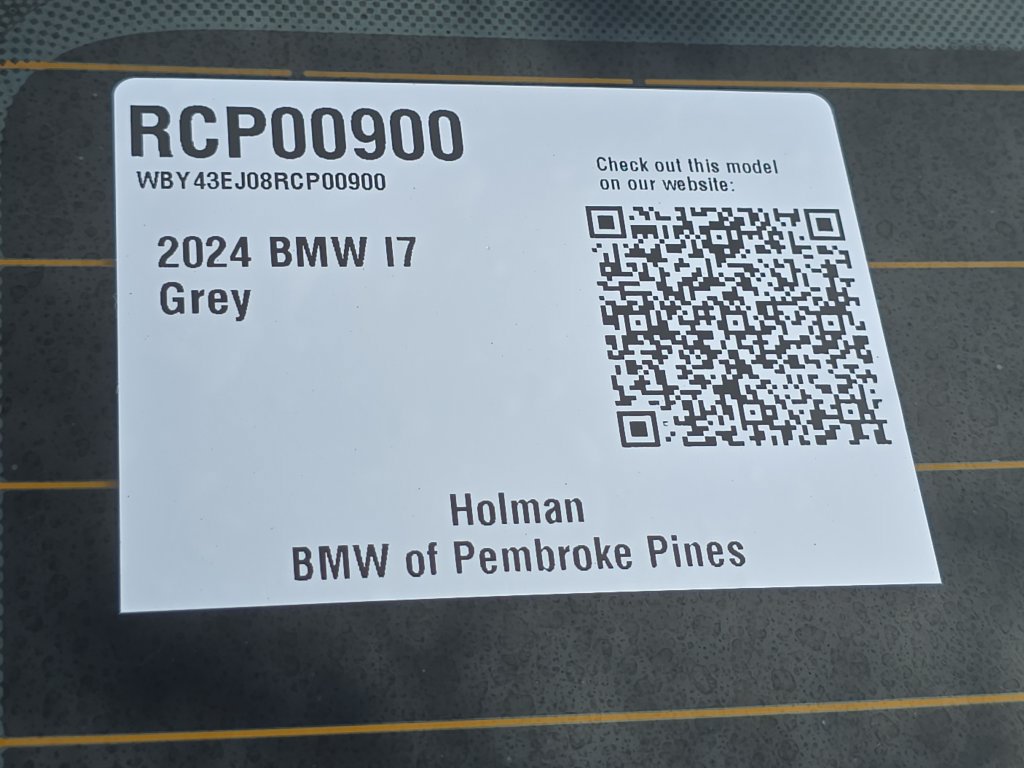 Certified 2024 BMW i7 eDrive50 w/ Premium Package RWD image 24