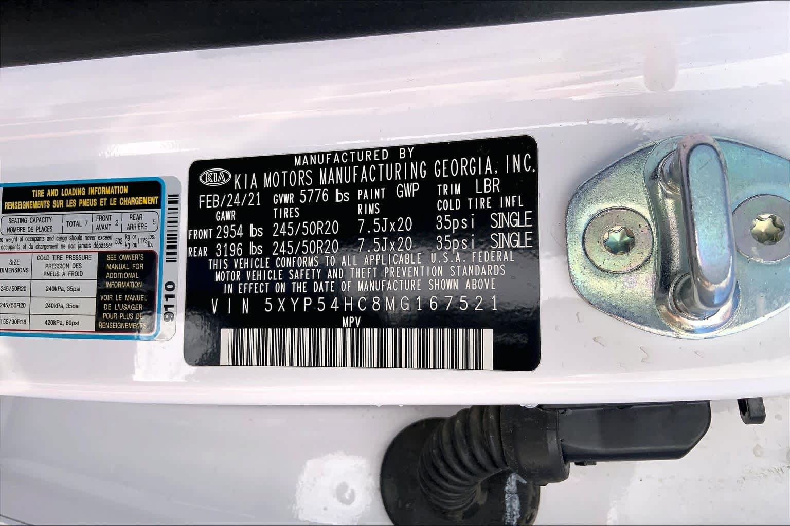 Used 2021 Kia Telluride SX w/ Towing Package FWD image 37