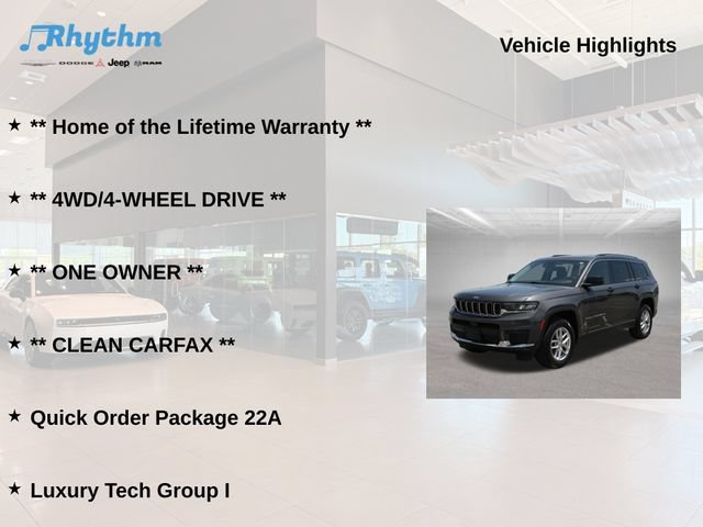 Used 2022 Jeep Grand Cherokee L Laredo w/ Luxury Tech Group I AWD/4WD image 5