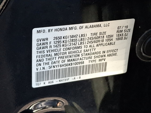 Used 2019 Honda Pilot EX-L image 25