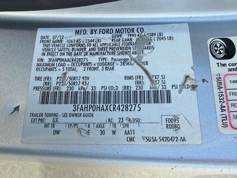 Used 2012 Ford Fusion SE image 22