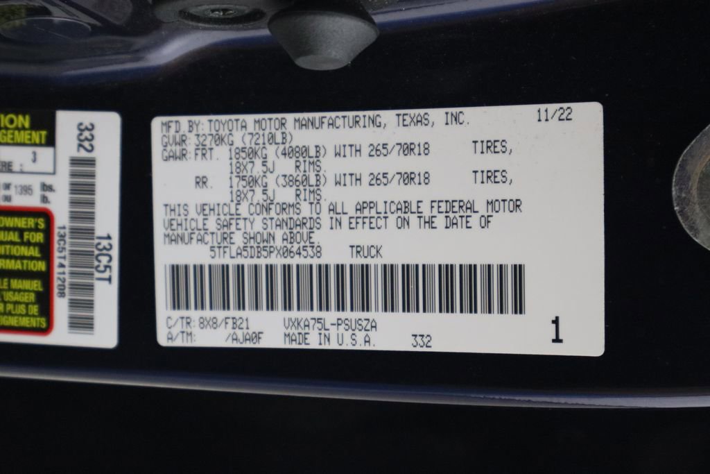 Used 2023 Toyota Tundra SR5 w/ SR5 Convenience Package image 36