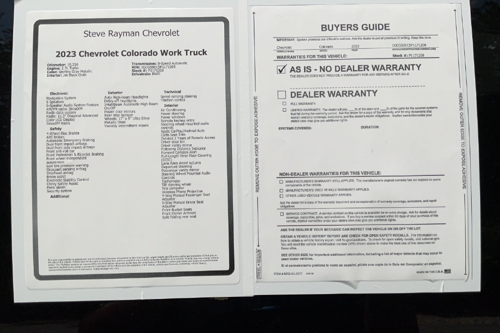 Used 2023 Chevrolet Colorado W/T RWD image 26