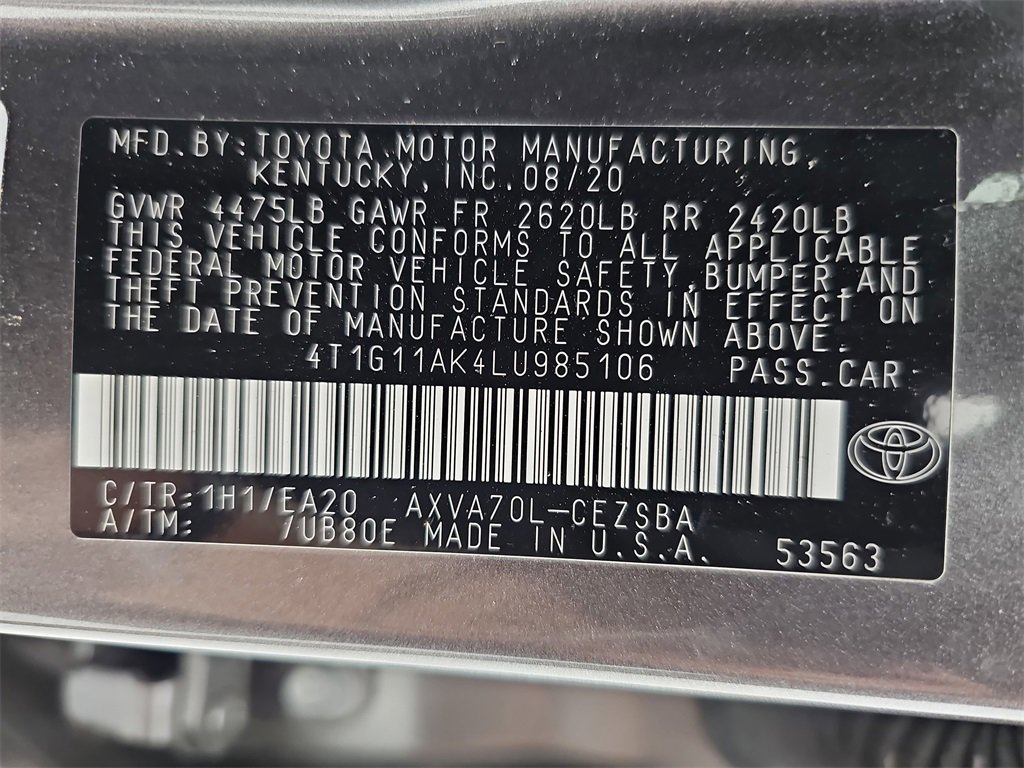 Used 2020 Toyota Camry SE image 39