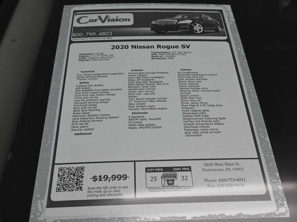 Used 2020 Nissan Rogue SV image 35