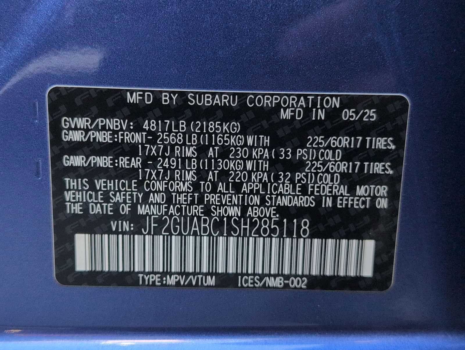 Certified 2025 Subaru Crosstrek 2.0i image 35