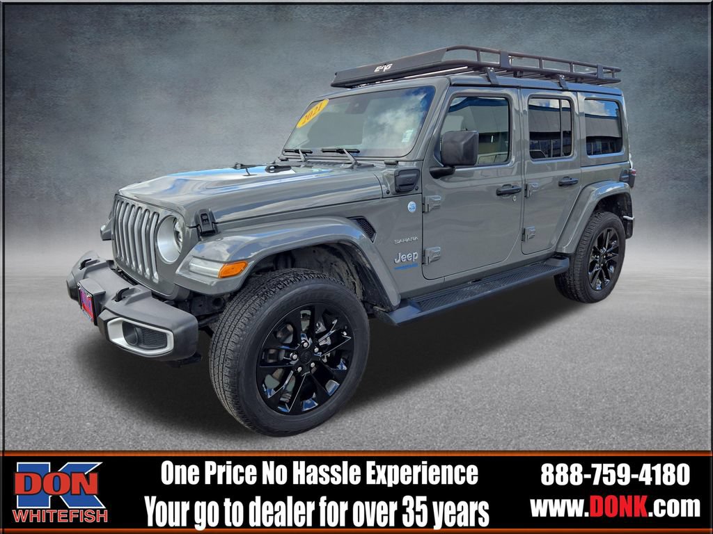 Used 2021 Jeep Wrangler Unlimited Sahara w/ Cold Weather Group AWD/4WD image 4
