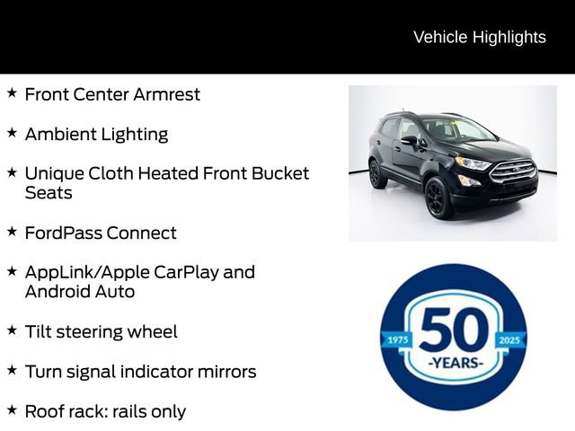 Used 2019 Ford EcoSport SE w/ SE Convenience Package FWD image 16