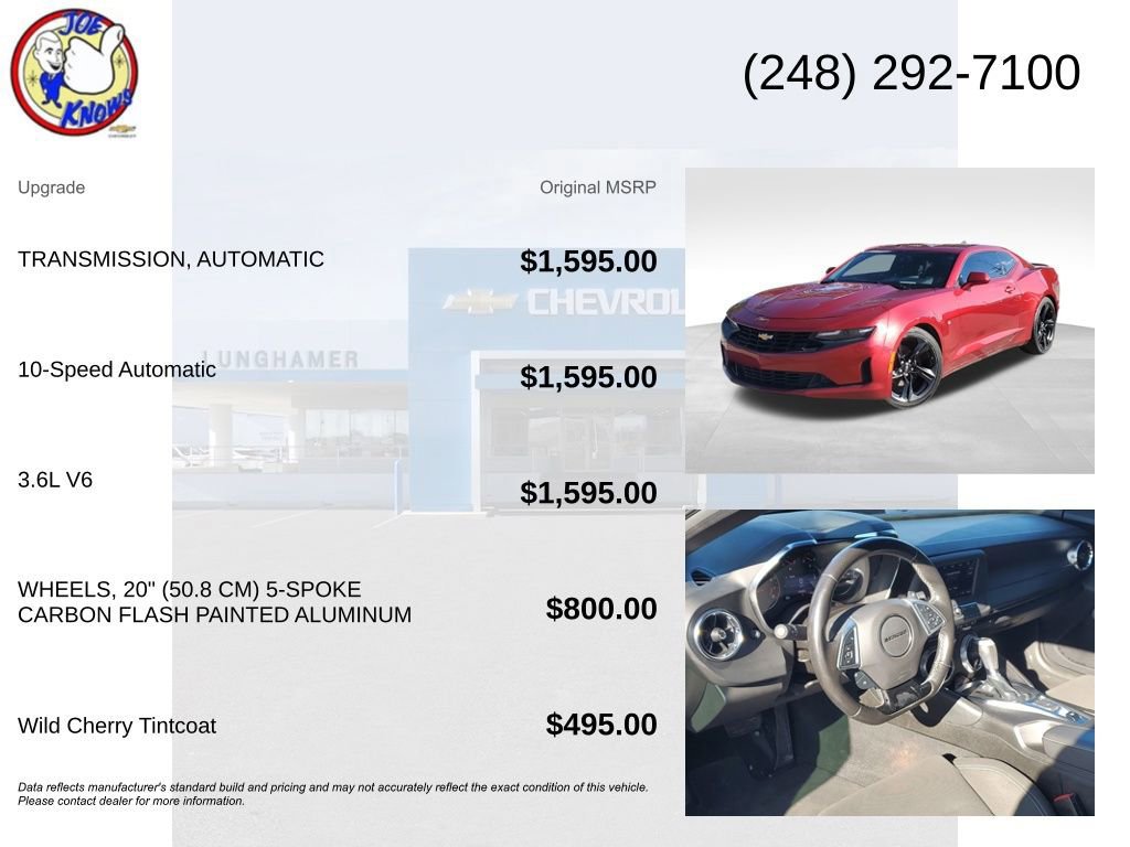 Used 2021 Chevrolet Camaro LT image 5