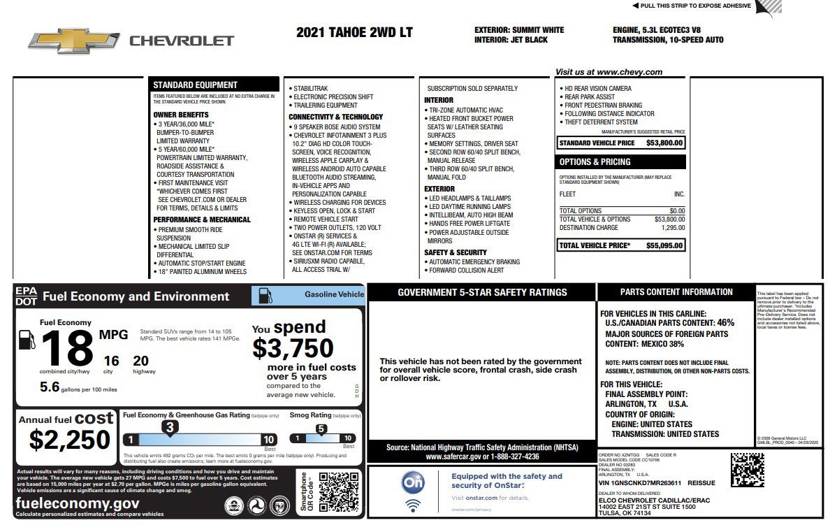 Used 2021 Chevrolet Tahoe LT image 4