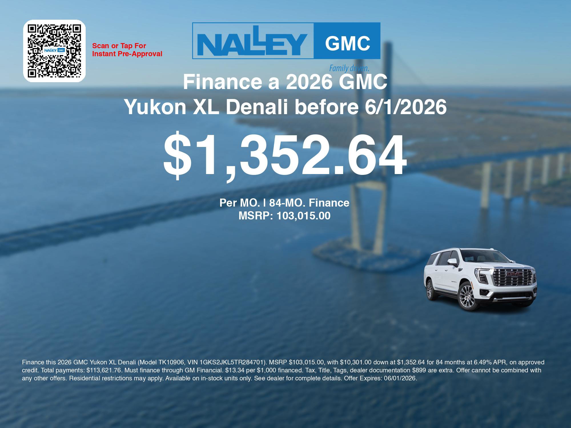 New 2026 GMC Yukon XL Denali AWD/4WD image 7