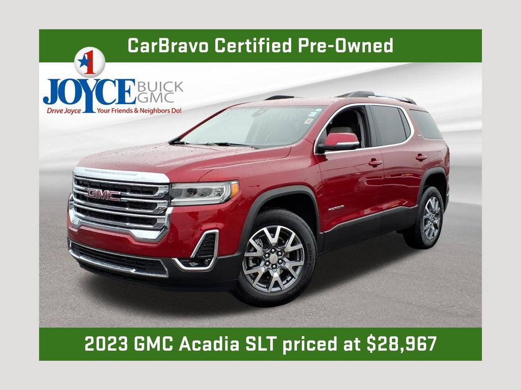 Certified 2023 GMC Acadia SLT w/ Preferred Package FWD image 1