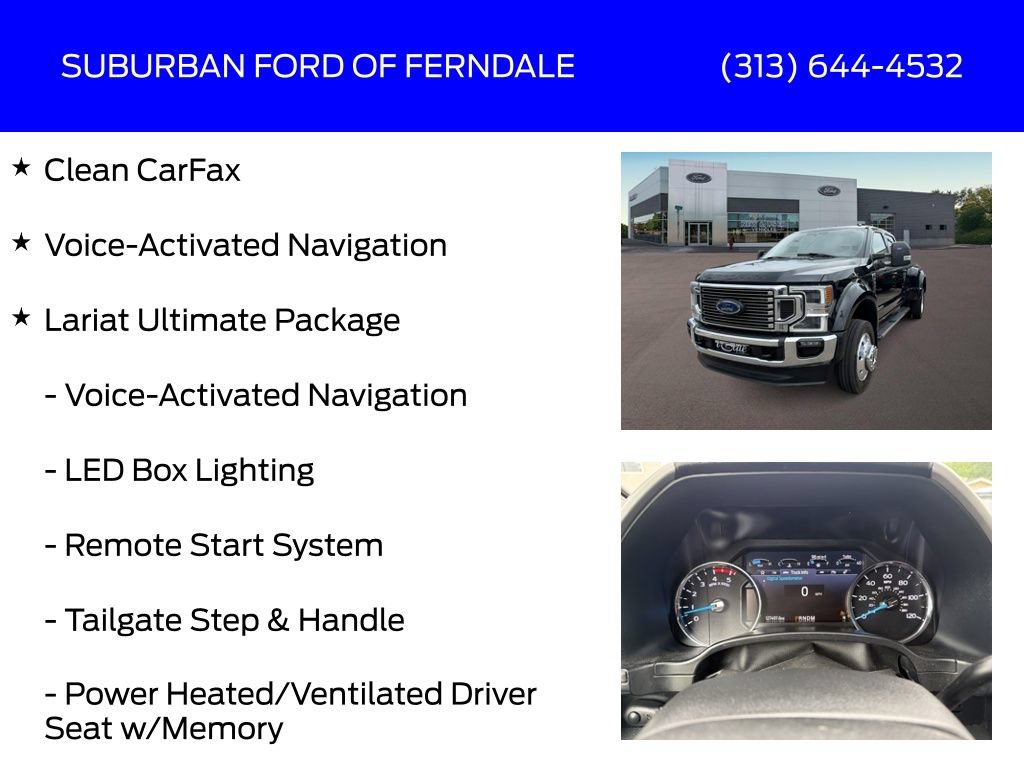 Used 2021 Ford F450 Lariat w/ Lariat Ultimate Package AWD/4WD image 4