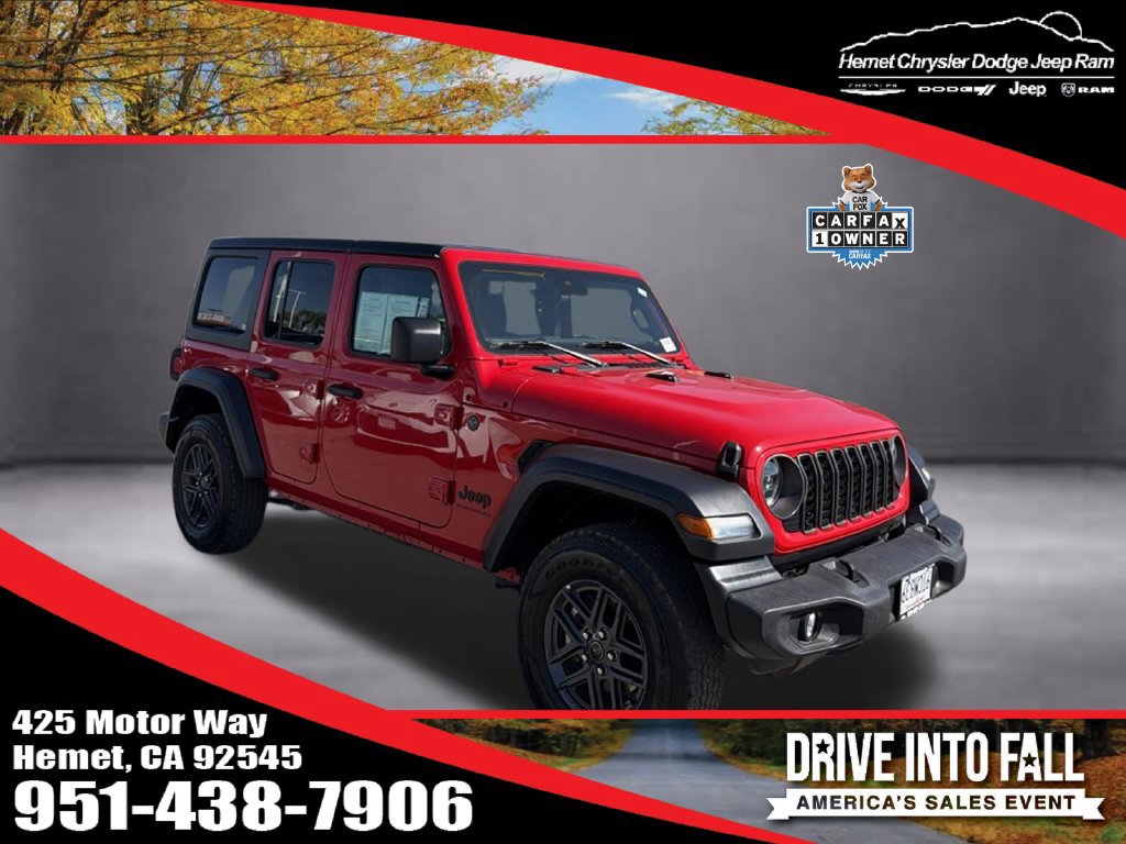 Used 2024 Jeep Wrangler Unlimited Sport AWD/4WD image 1