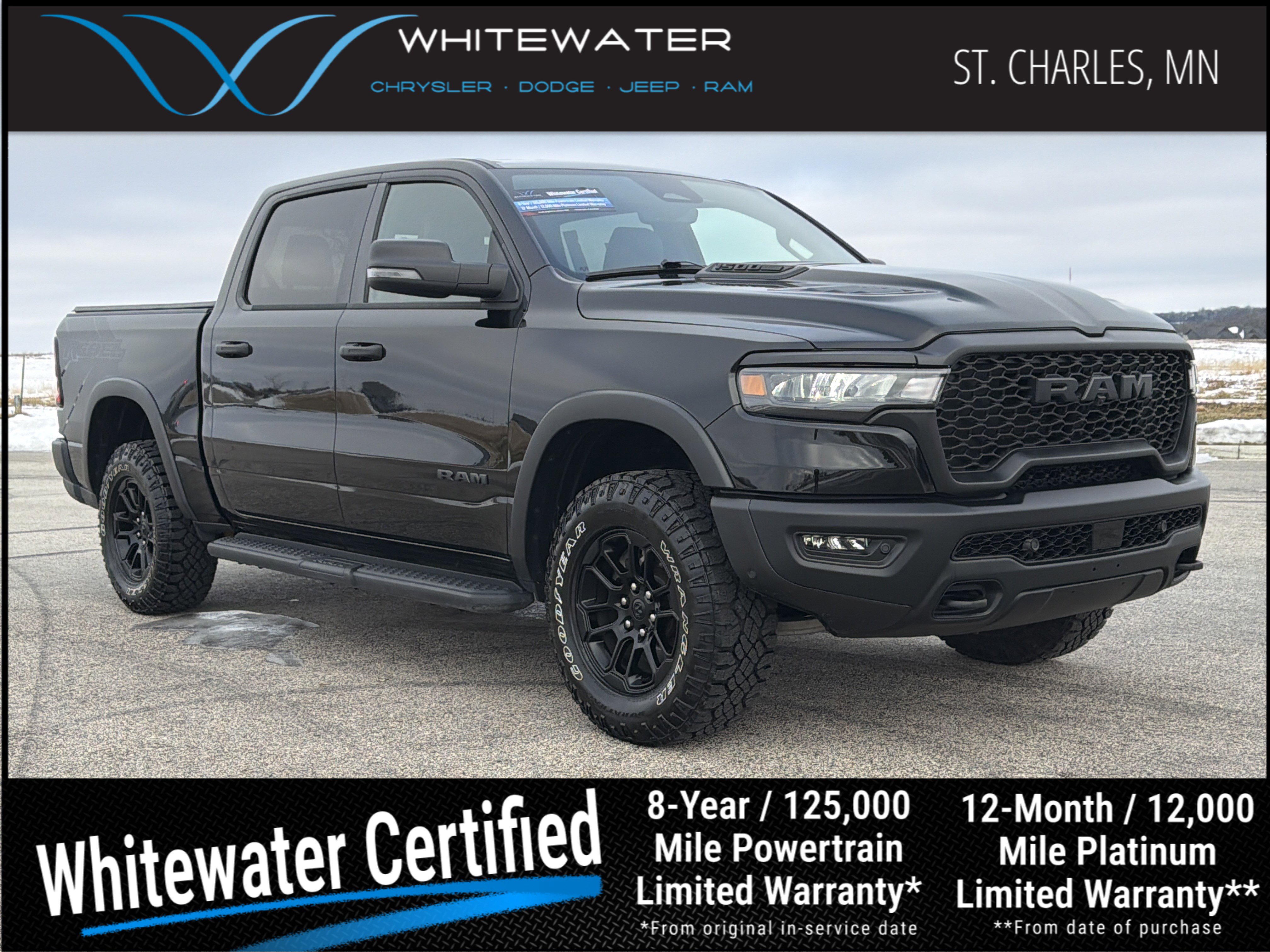 Used 2025 RAM 1500 Rebel w/ Bed Utility Group image 1