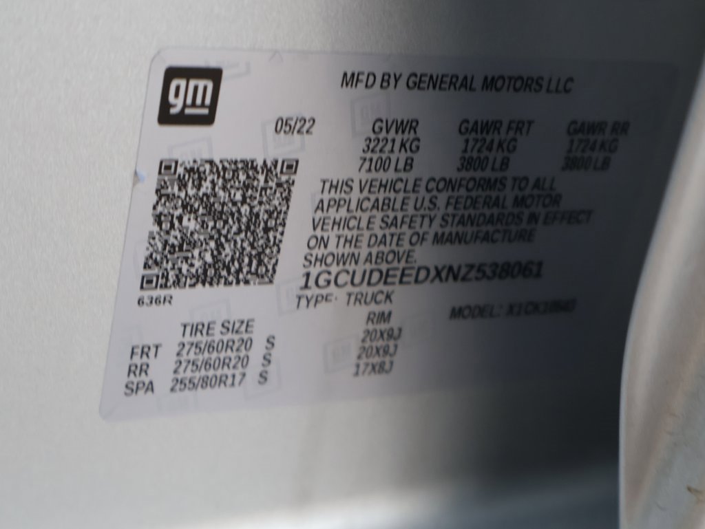 Certified 2022 Chevrolet Silverado 1500 RST w/ RST All Star Premium Package image 49