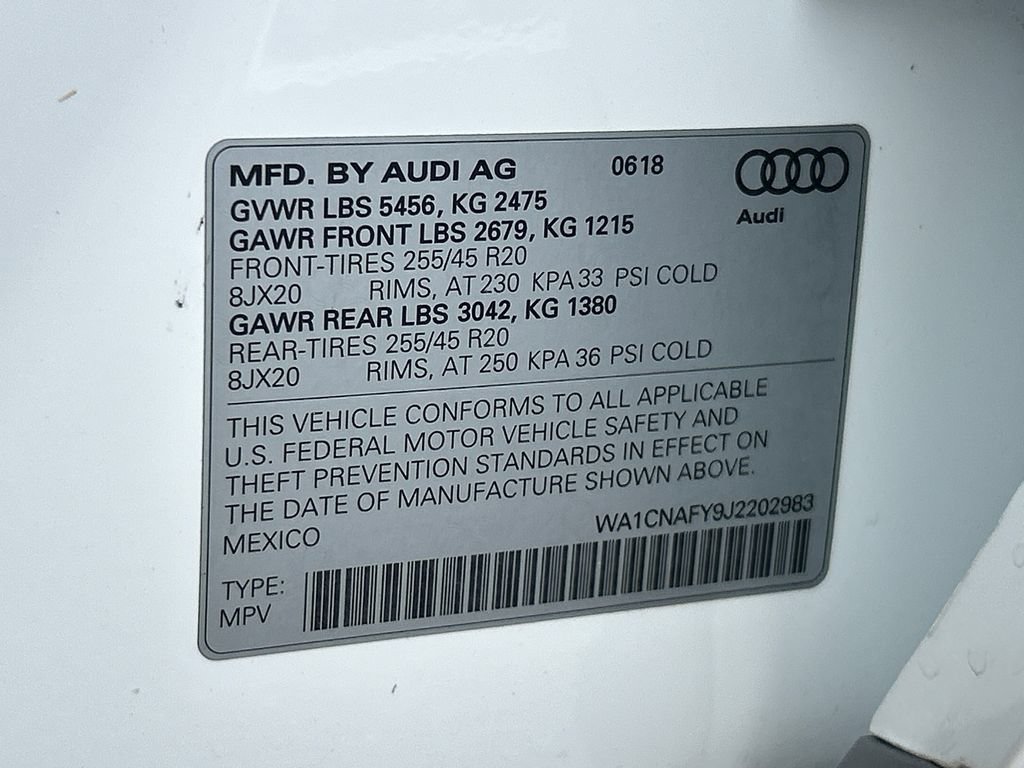 Used 2018 Audi Q5 Prestige w/ Prestige Package AWD/4WD image 36