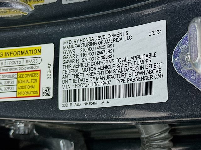 Used 2024 Honda Accord EX-L image 34