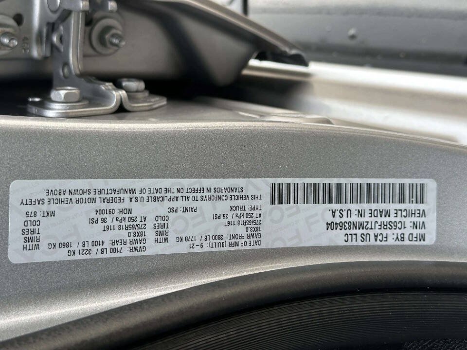 Used 2021 RAM 1500 Laramie AWD/4WD image 26