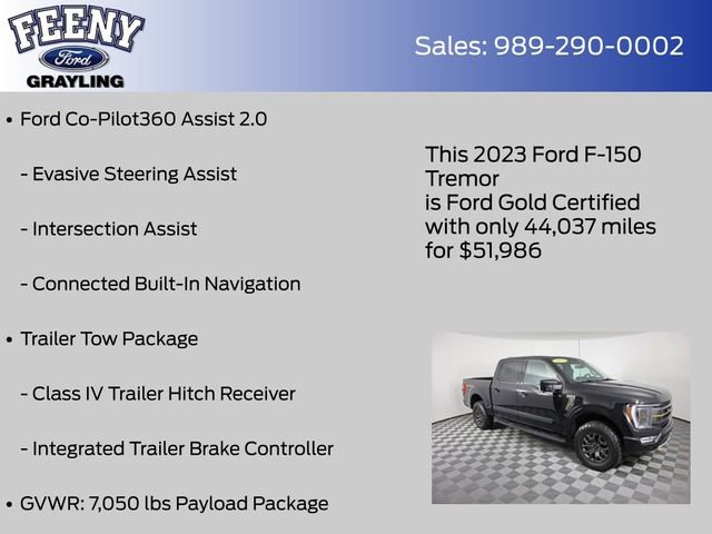 Certified 2023 Ford F150 Tremor w/ Equipment Group 402A High image 22