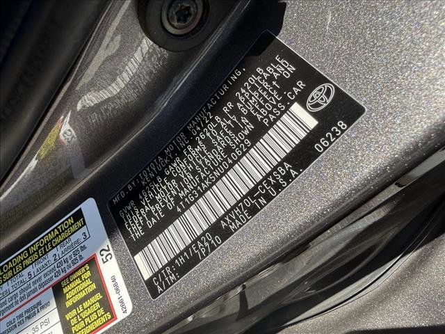 Used 2022 Toyota Camry SE FWD image 21