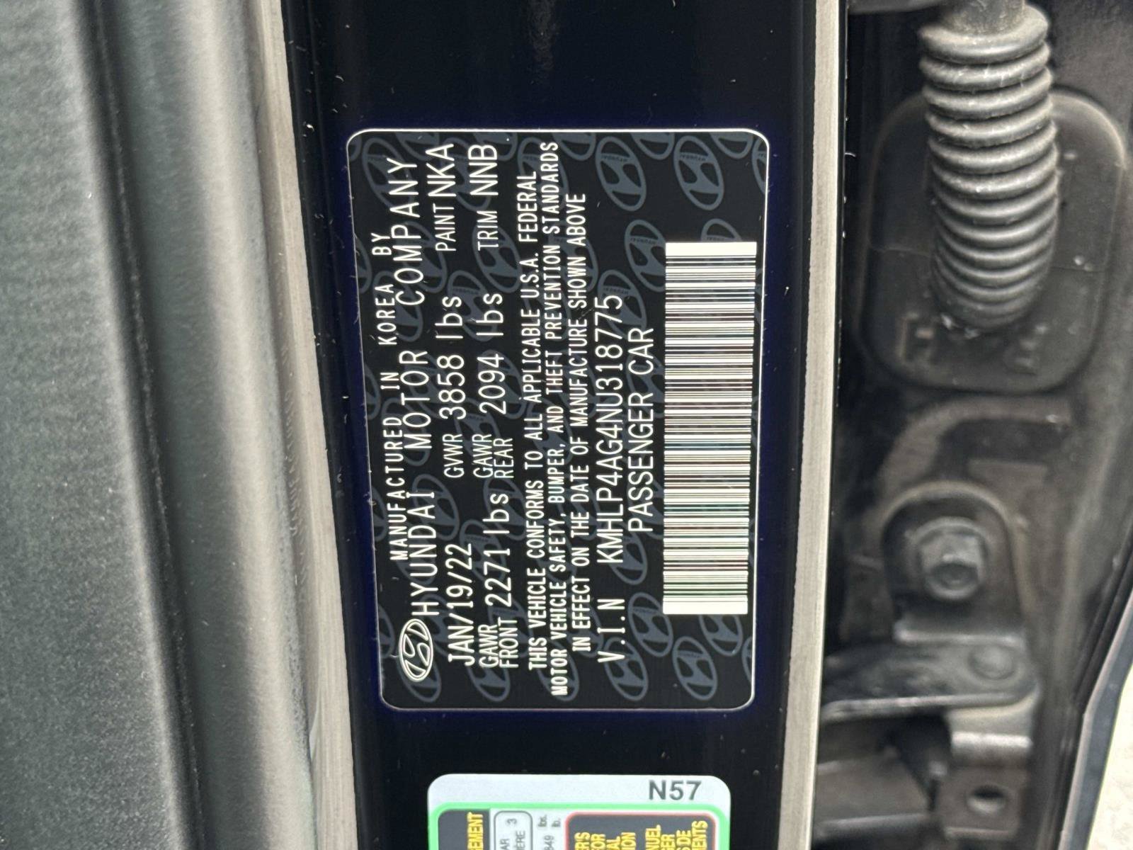 Certified 2022 Hyundai Elantra Limited FWD image 31