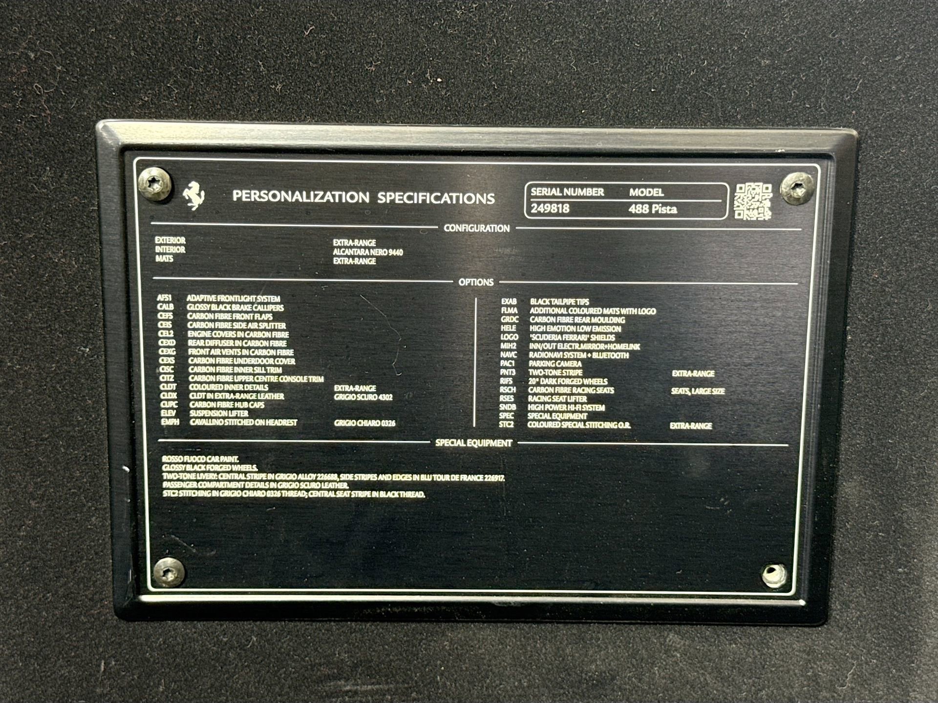 Certified 2020 Ferrari 488 Pista Coupe RWD image 28