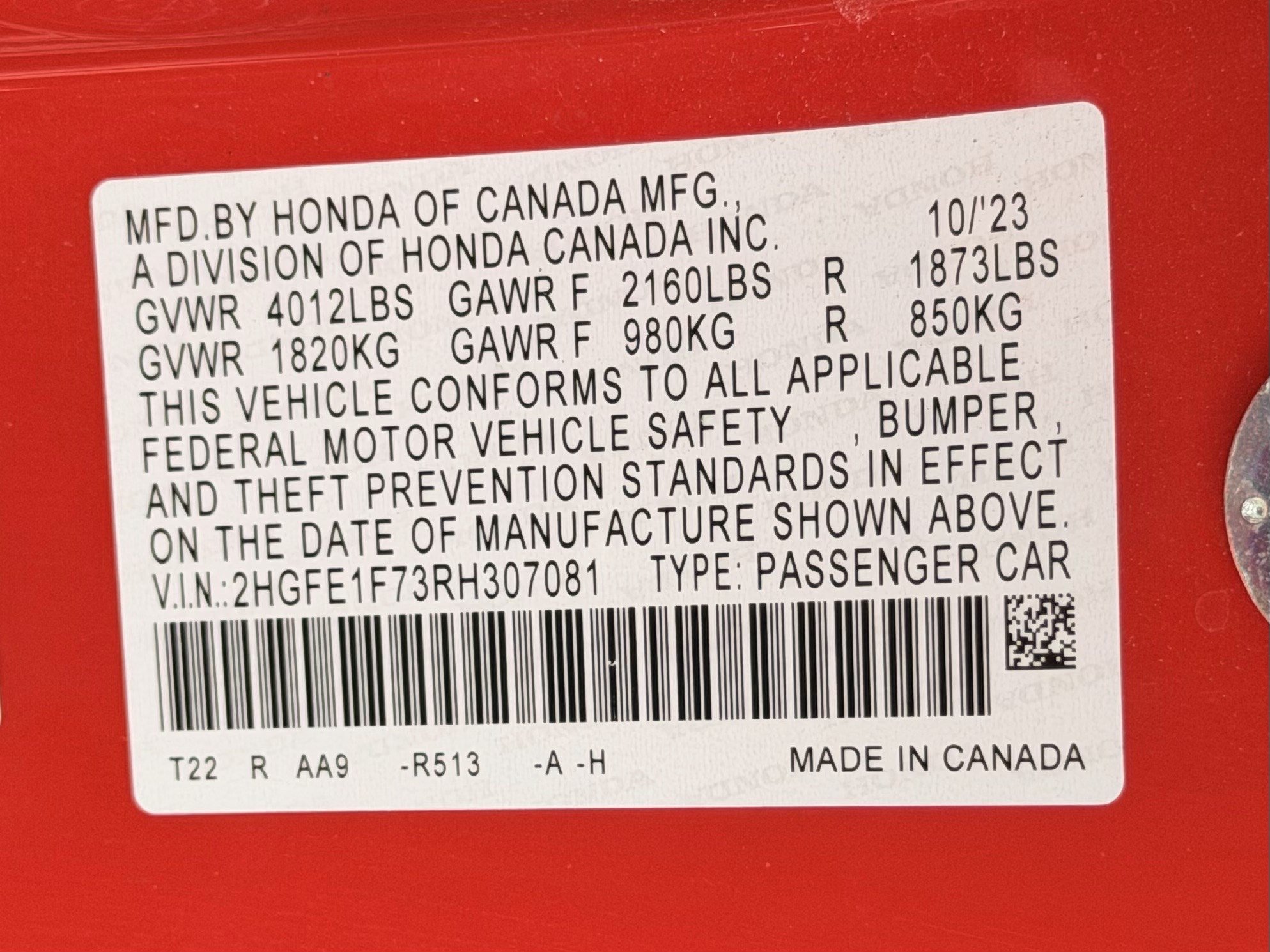 Certified 2024 Honda Civic EX image 30