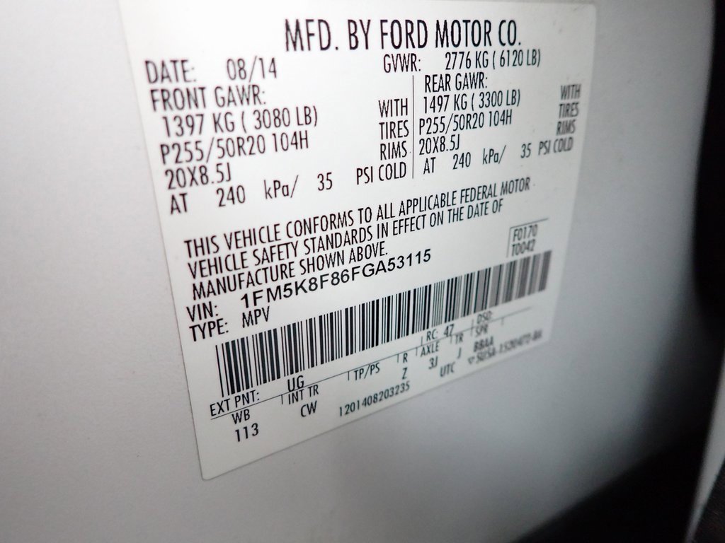 Used 2015 Ford Explorer Limited w/ Equipment Group 302A image 40