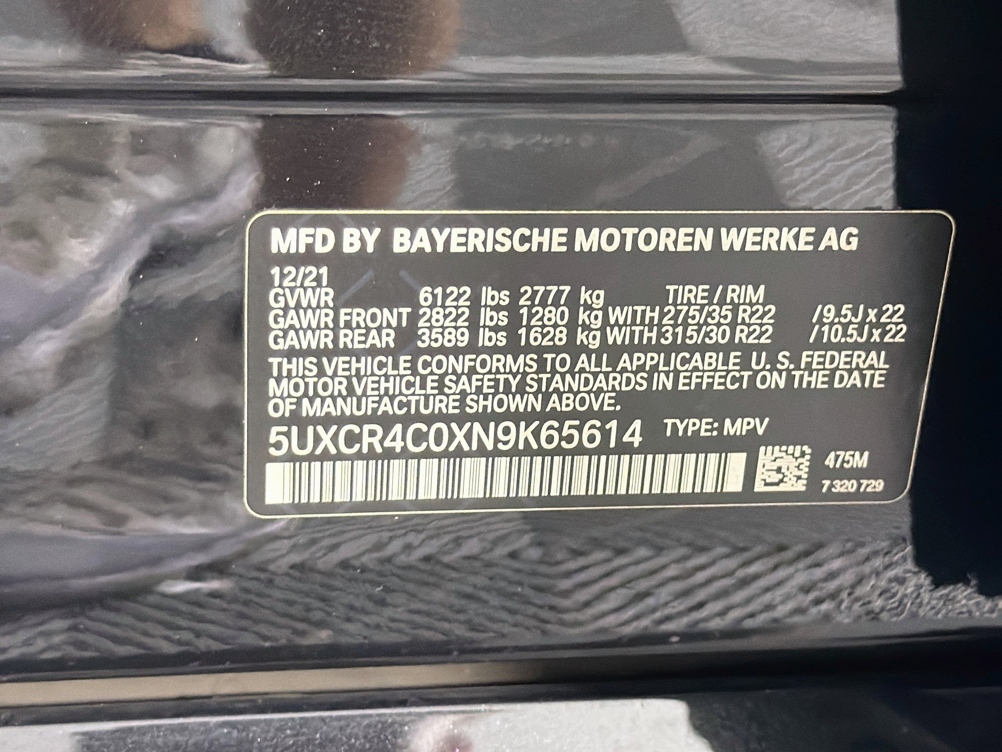 Used 2022 BMW X5 sDrive40i w/ M Sport Package RWD image 12