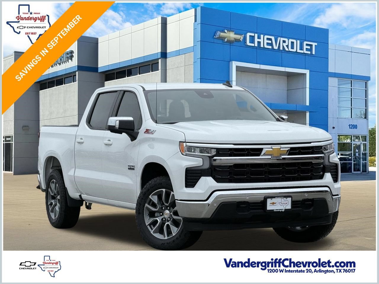 New 2026 Chevrolet Silverado 1500 LT w/ Texas Edition Plus AWD/4WD image 1