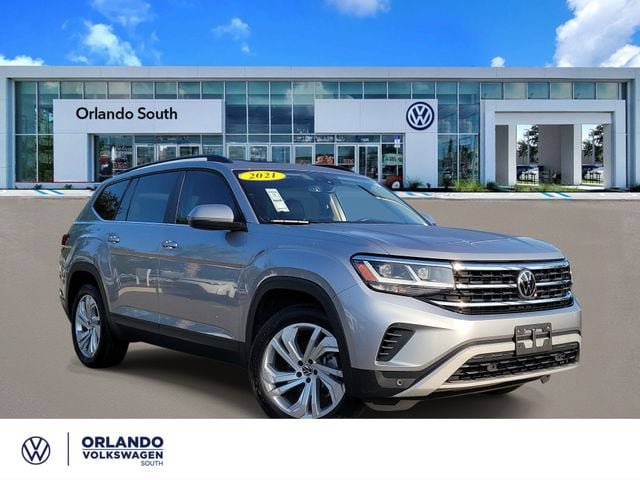 Used 2021 Volkswagen Atlas SE w/ Panoramic Sunroof Package