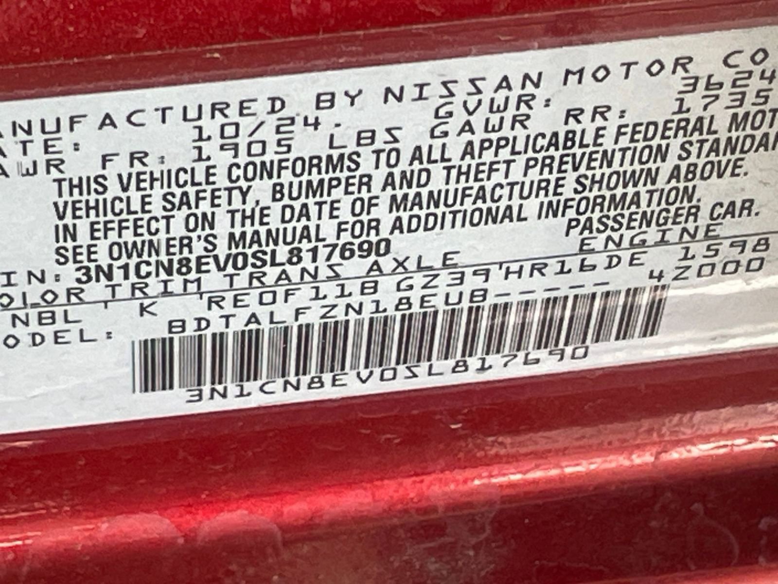 Used 2025 Nissan Versa SV image 27