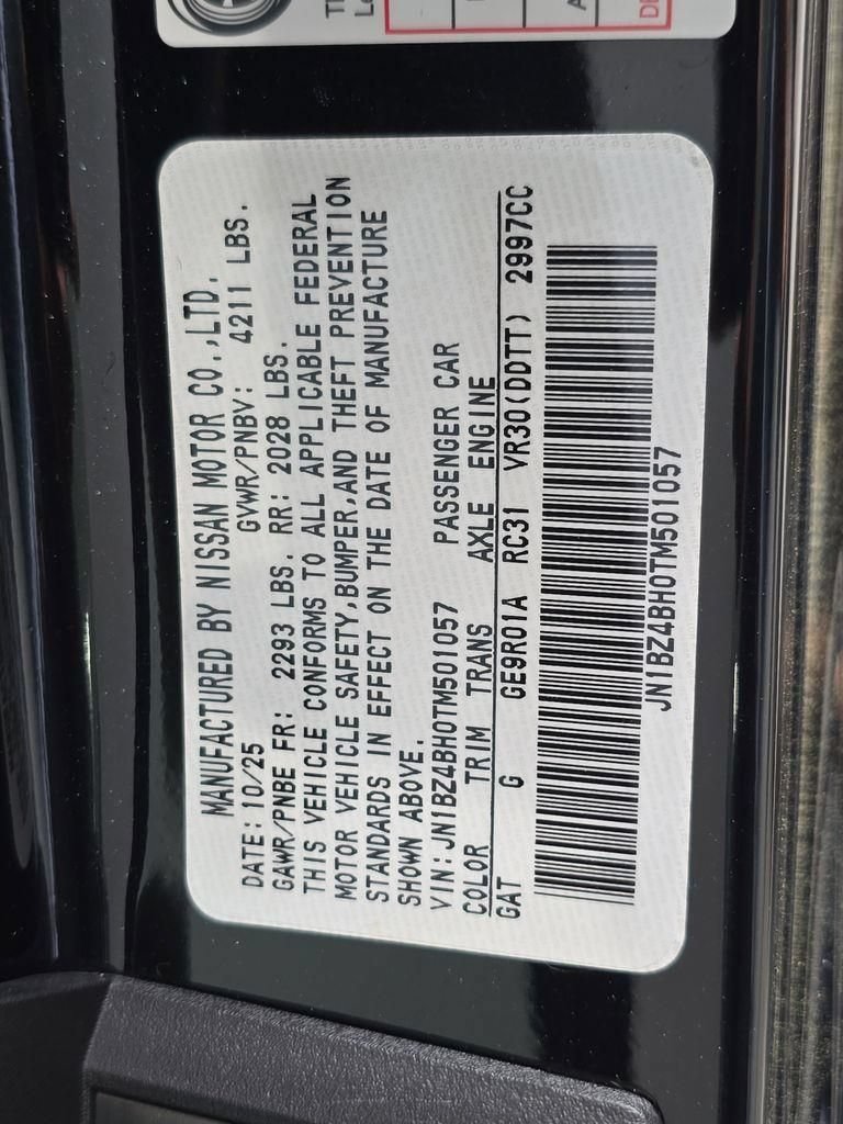 New 2026 Nissan Z Performance w/ Floor Mat Package RWD image 16