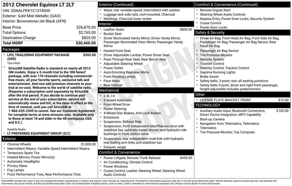 Used 2012 Chevrolet Equinox LT image 4