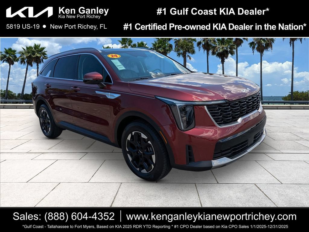 Certified 2024 Kia Sorento S w/ Panoramic Sunroof Package FWD image 1
