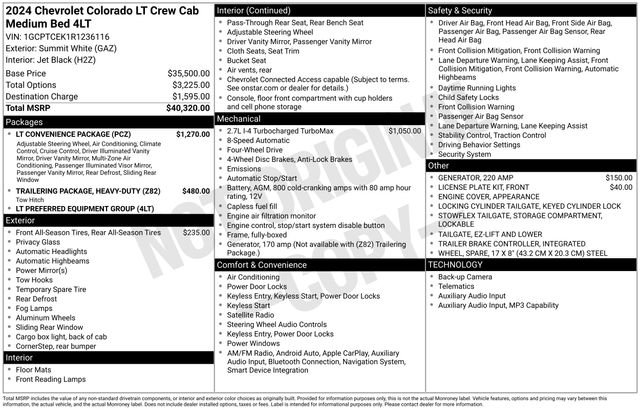 Certified 2024 Chevrolet Colorado LT w/ LT Convenience Package AWD/4WD image 33