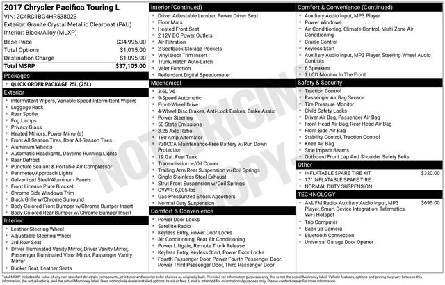 Used 2017 Chrysler Pacifica Touring-L image 7