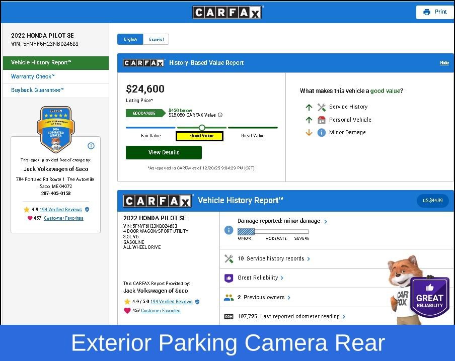 Used 2022 Honda Pilot Special Edition image 9