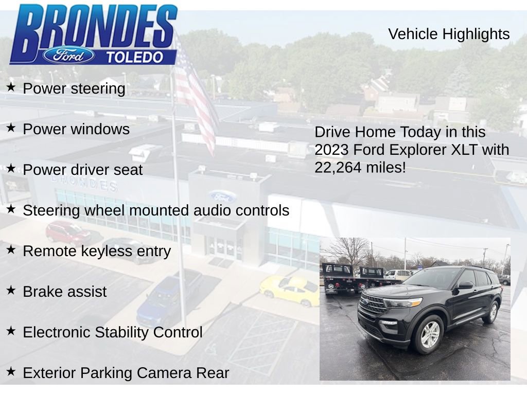 Used 2023 Ford Explorer XLT w/ Equipment Group 202A AWD/4WD image 12