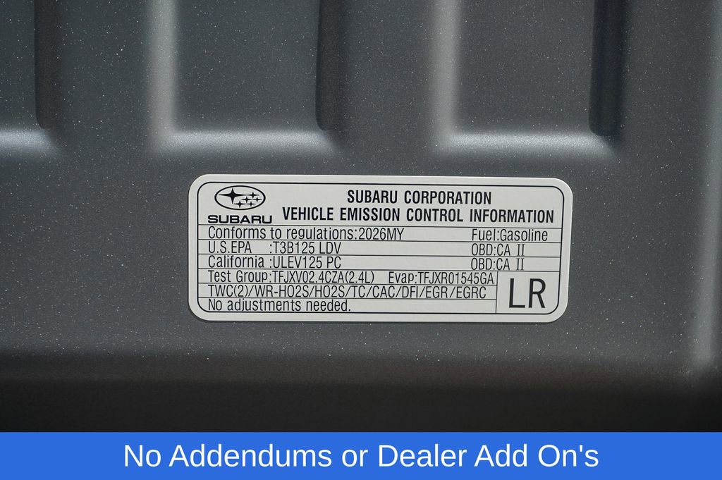 New 2026 Subaru WRX tS image 13