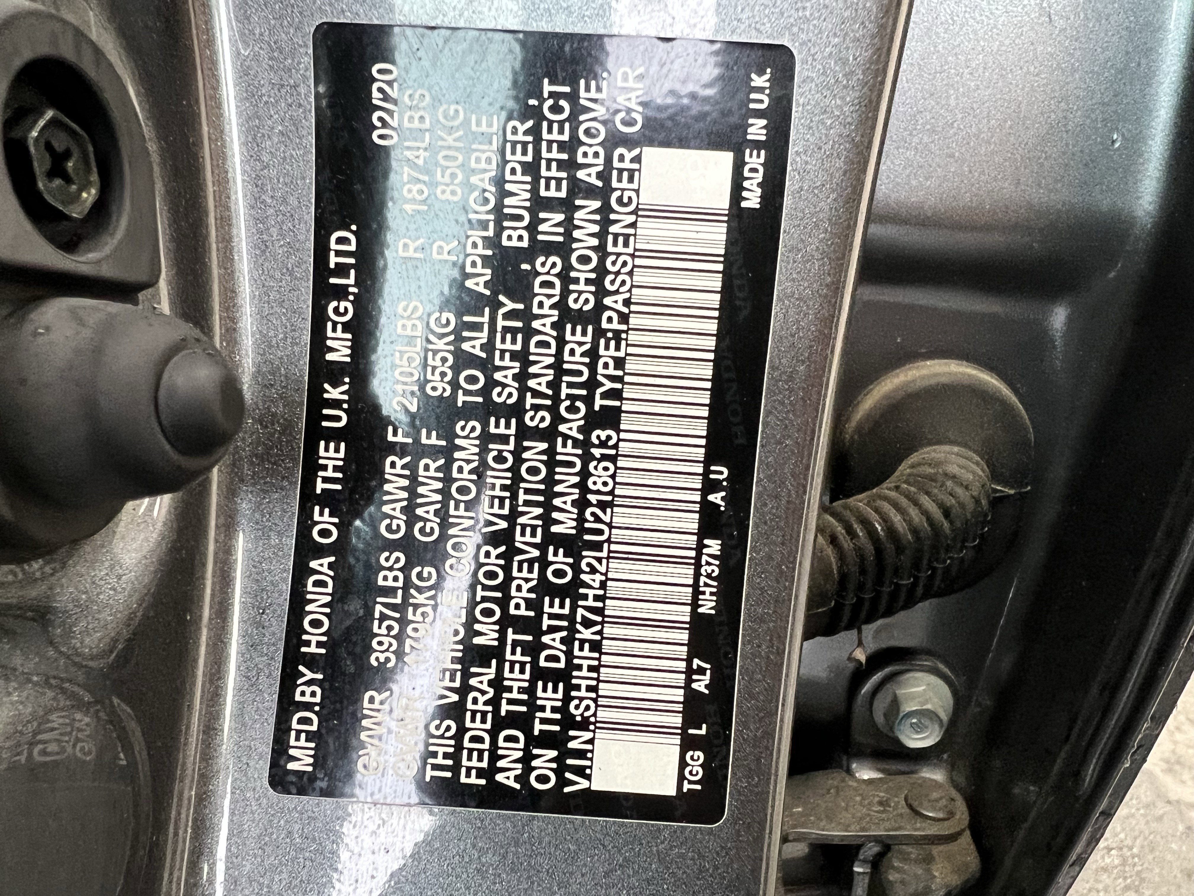 Used 2020 Honda Civic Sport image 37