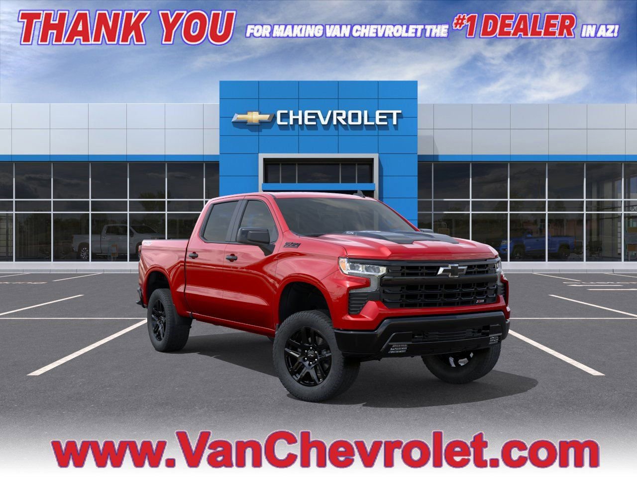 New 2026 Chevrolet Silverado 1500 LT Trail Boss w/ Dark Appearance Package AWD/4WD image 1
