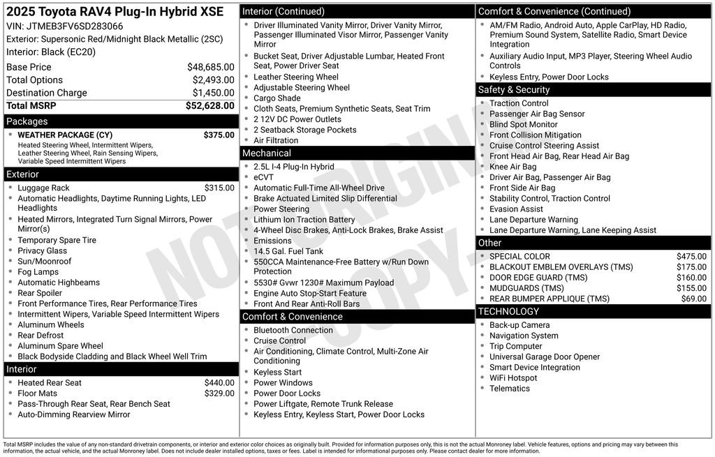 Used 2025 Toyota RAV4 XSE w/ Weather Package AWD/4WD image 34
